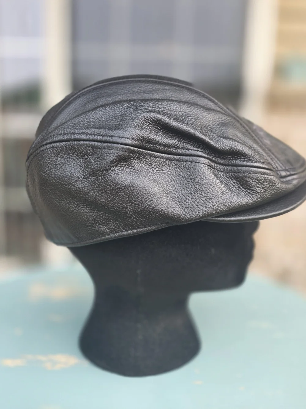 Harley-Davidson Genuine Leather Ivy Flat Cap Hat Size M